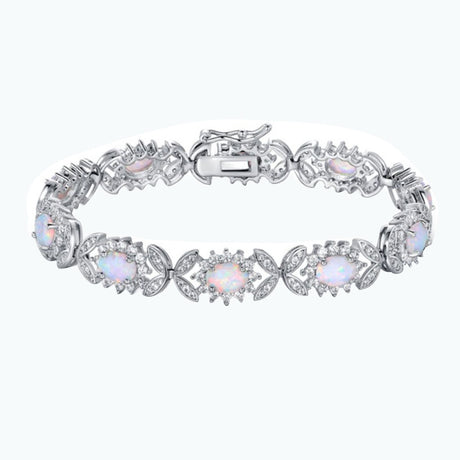 Jewelry Fashion Zircon Opal Bracelet - Dazpy