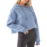 Casual Solid Long Sleeve Oversized Hoodie