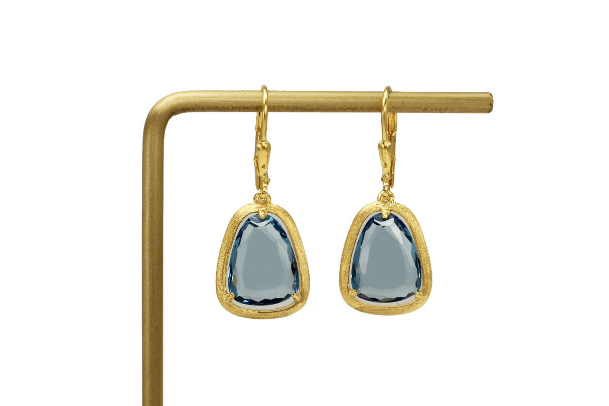 Light Luxury 925 Silver Sapphire Earrings - Dazpy