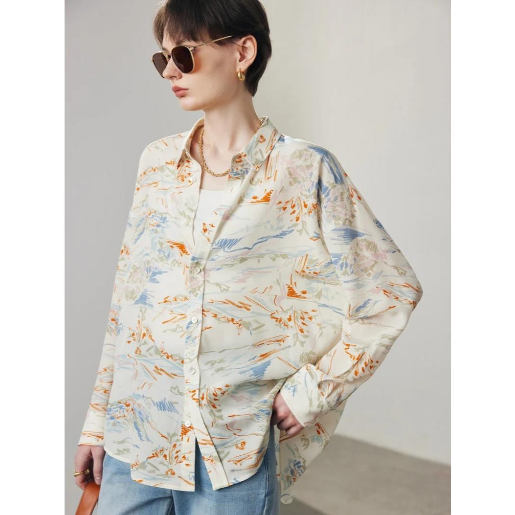 Chic Summer Silk Blouse