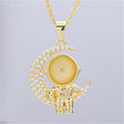 Men's And Women's Fashion Sterling Silver Pearl Pendant Necklace - Dazpy
