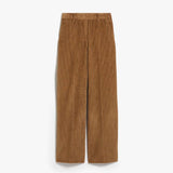 High-Waist Wide-Leg Corduroy Trousers