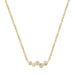 Single Row Diamond Collarbone Necklace - Dazpy