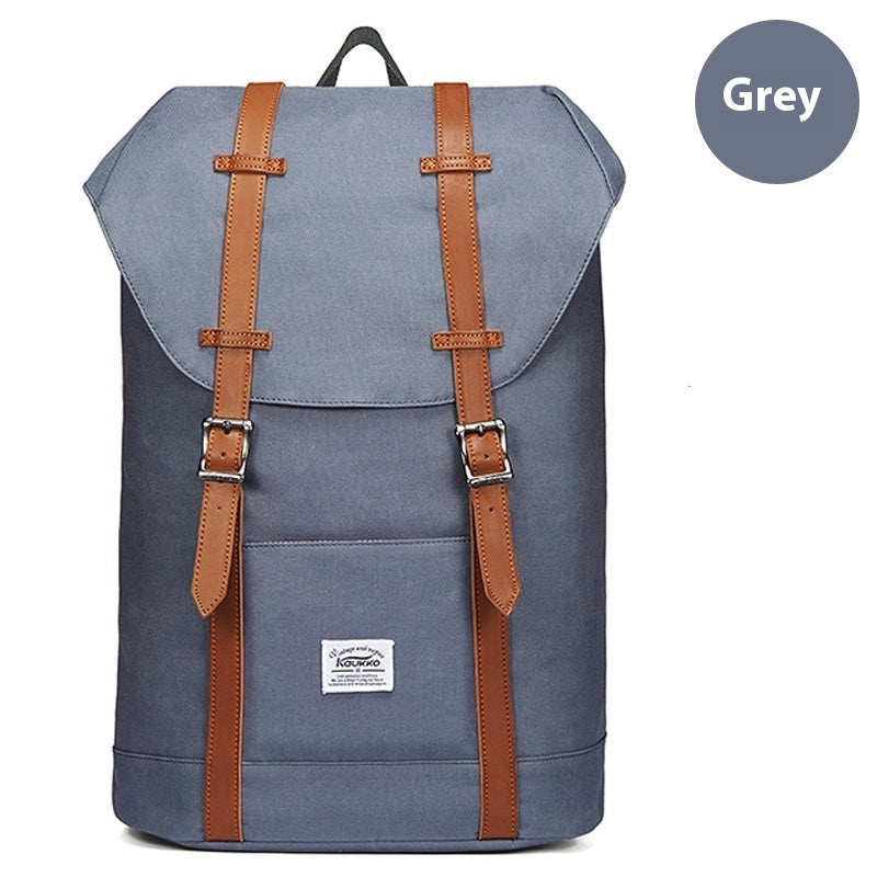 Outdoor Backpack Oxford Linen Men's And Women's College Students Bag Travel Mountaineering Bag Backpack