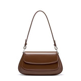 Luxury Genuine Leather Vintage Shoulder Bag for Women – High-Quality Cowhide Handbag