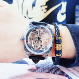 Men's Casual Skeleton Automatic Mechanical Watch - Dazpy