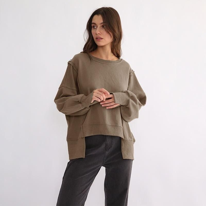 Schickes Oversize-Sweatshirt aus Baumwolle