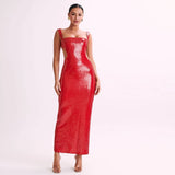 Sling Backless Maxi Dress For Women