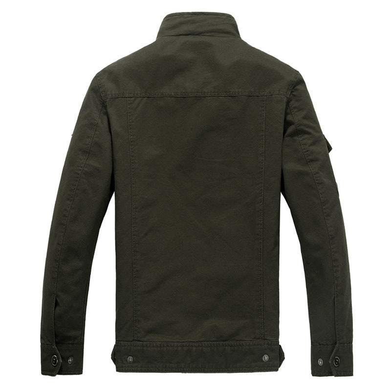 Men's Jacket Military Cargo Plus-size Casual Coat