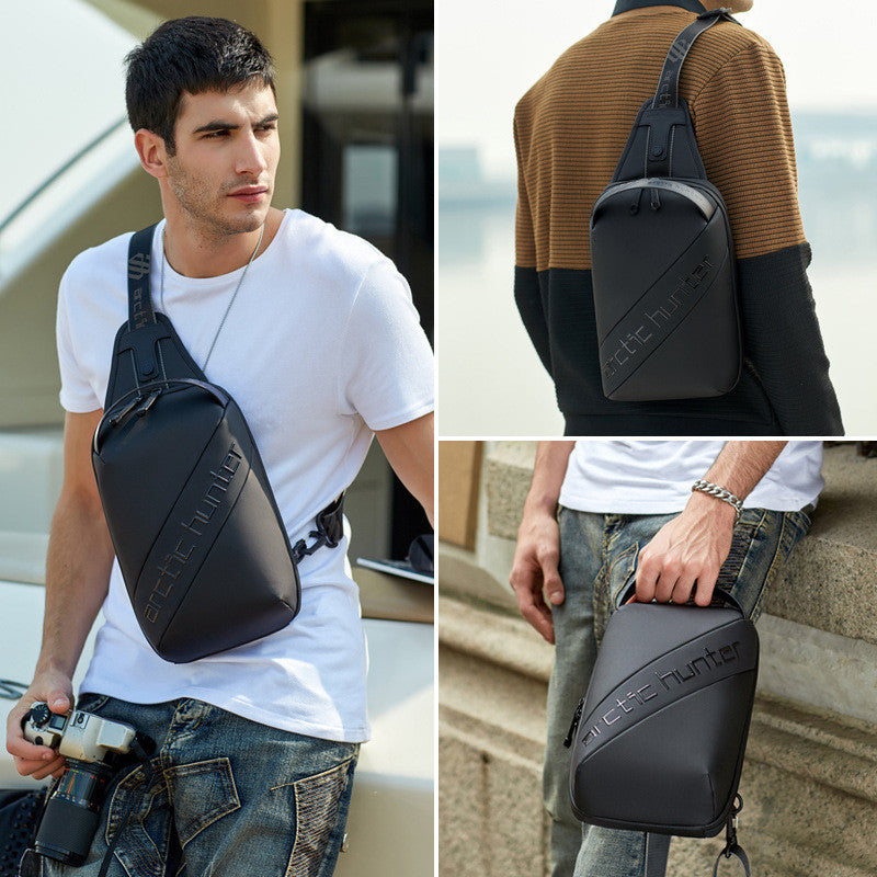 New Men's Chest Bag Creative Storage Single Shoulder Messenger Bag - Dazpy