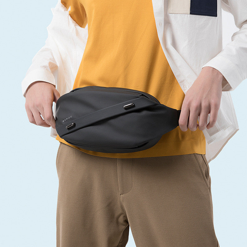 Trendy Messenger Bag Men's Business Casual Chest Bag - Dazpy