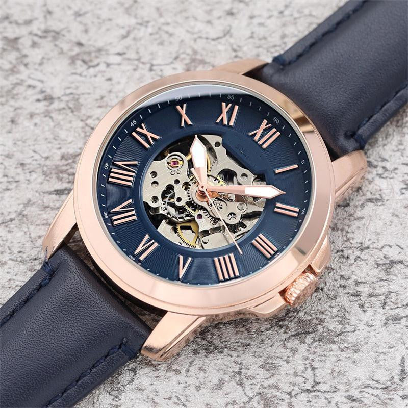 Men's Transparent Mechanical Automatic Casual Watch - Dazpy