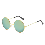 Stylische runde Retro-Sonnenbrille aus Metall