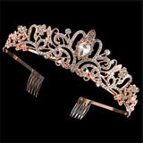 Handmade Rhinestone Pearl Tiara for Weddings, Birthdays, and Parties