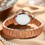 Exquisite And Elegant Sparkling Quartz Watch With Diamonds - Dazpy