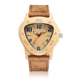 Men's Triangle Wooden Watch European And American Foreign Trade Atmosphere - Dazpy