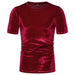 Men's Summer Solid Color Short-sleeved T-shirt