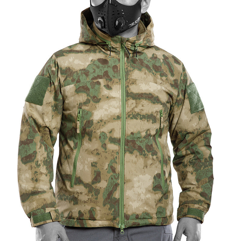 Outdoor-Kleidung Wasserdichte Kälteschutzkleidung Urban Commuting Camouflage-Mantel