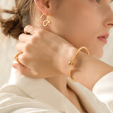 Lady Snake Earrings Bracelet Ring Vacuum - Dazpy