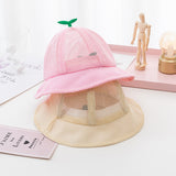 Koreanischer Baby-Sommer-Mesh-Bucket-Hut - Atmungsaktive Sprout-Kappe für Kinder