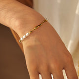 Gold Plated Water Drop Bracelet