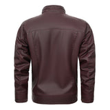 PU Leather Jacket Spring And Autumn Men's Jacket