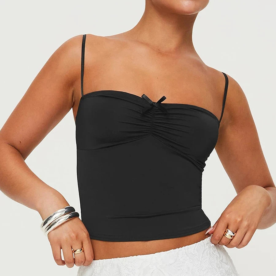 Rückenfreies Crop Top für den Sommer