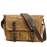 Retro Men's Shoulder Bag European And American Fashion Computer Messenger Bag - Dazpy