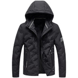 Trendy Korean Style Handsome Short Hooded Down Jacket