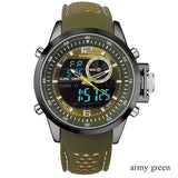 Men's Dual Display Electronic Quartz Watch - Dazpy