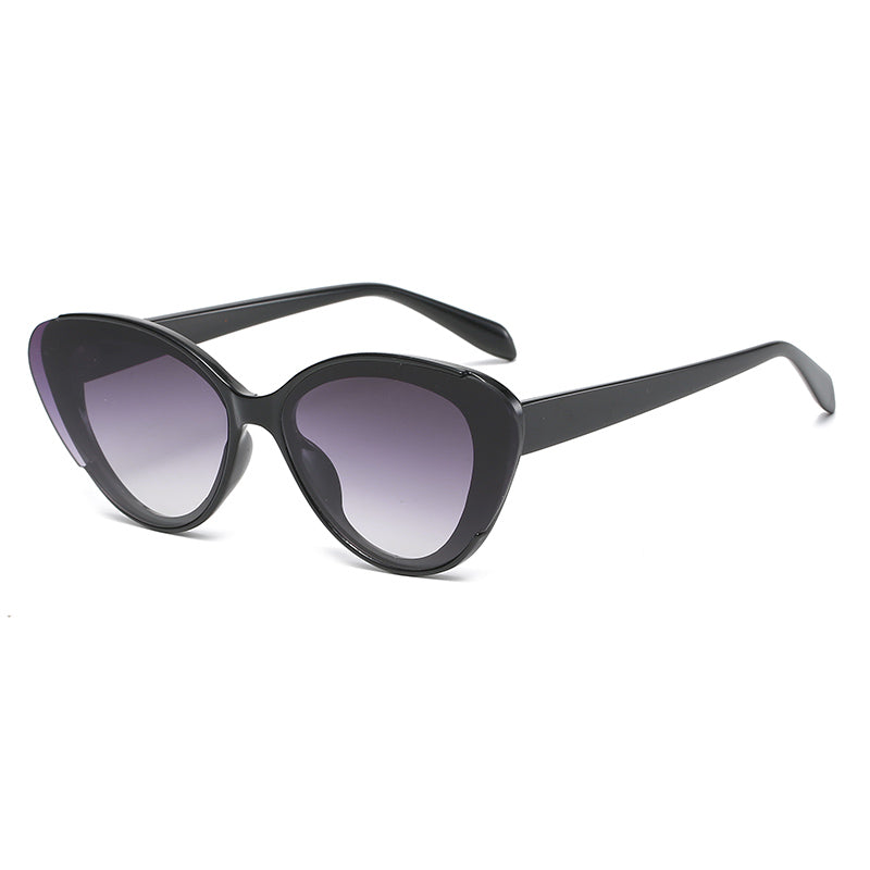 Gafas de sol de moda con degradado de ojo de gato para mujer - Protección UV400