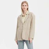 Eleganter Khaki-Blazer für Damen