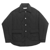 Men's Lapel Super Loose Silhouette Big Pocket Cotton Coat