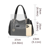 Genuine Leather Women's Large Capacity Tote Bag