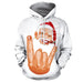 Personalized Santa Collection Men's Digital Printed Hoodie