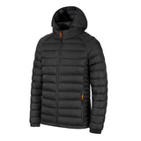 Men's Striped Hooded Warm Cotton-padded Jacket