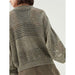 Stylish Sequin-Embellished Linen Cardigan