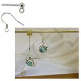 Original Vintage Glass Ball Asymmetrical Hand Made Earrings - Dazpy