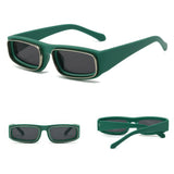 Rectangle Punk Sunglasses