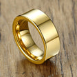 Simple And Smooth Male Tungsten Steel Ring - Dazpy