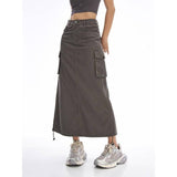 New Cargo Long Skirt