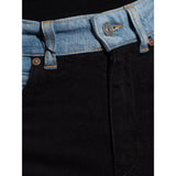 Trendy Patchwork Straight-Leg Jeans for Women