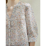 Spring Blossom Ramie Blouse