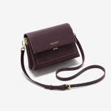 Luxury European-Style Leather Crossbody Bag for Women