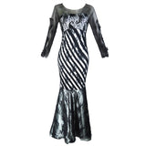 Lace Mesh Slim Fit Evening Dress For Toasting