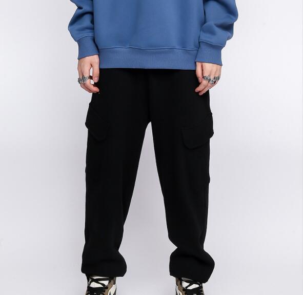 Men's Thick Solid Color Versatile Casual Long Sweatpants