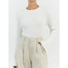 Winter Chic Knitted Pullover with Flare Sleeves and Solid Color Design