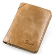 Men's Leather RFID Anti-theft Brush Retro Wallet - Dazpy