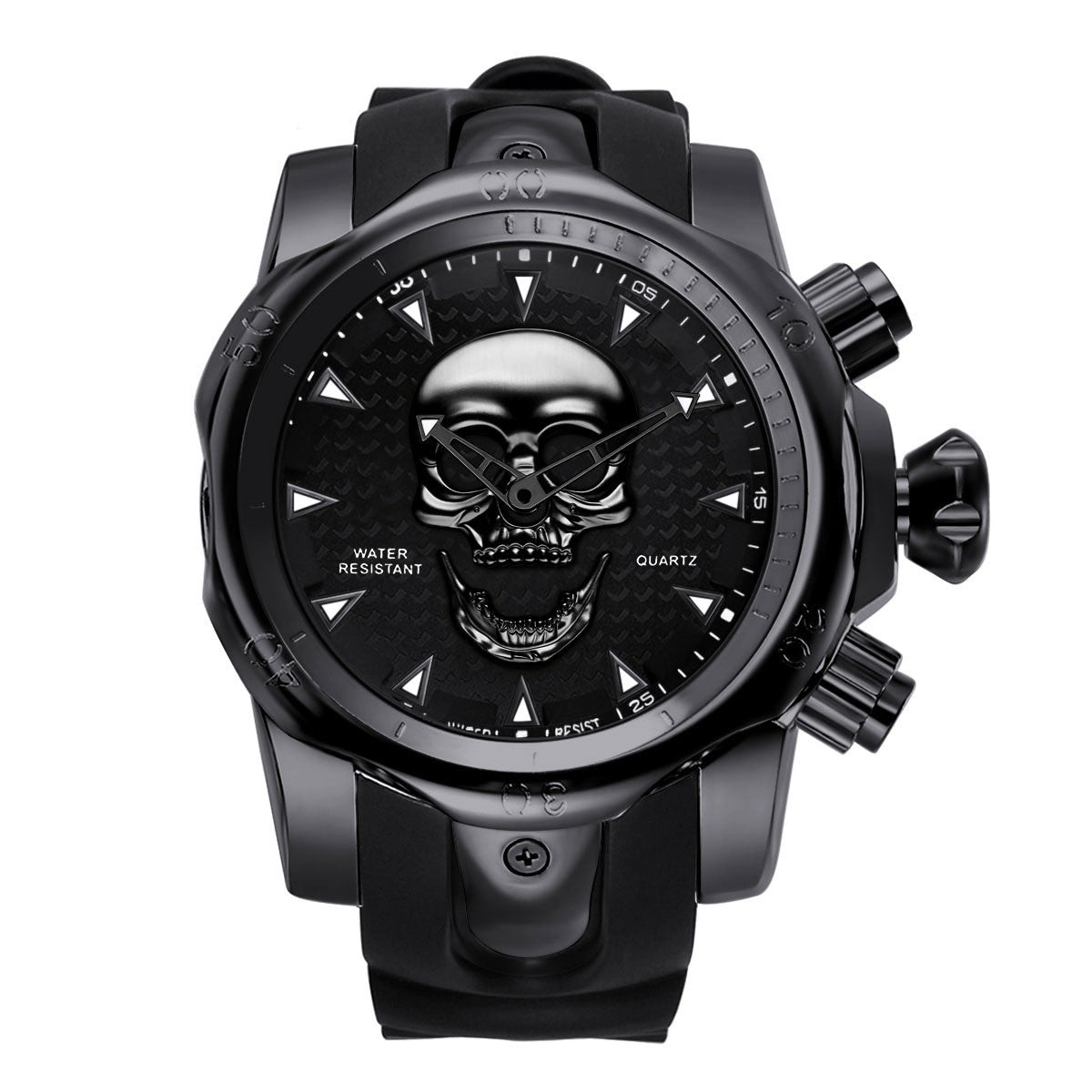 Men's Sports Fashion Skull Pattern Waterproof Watch - Dazpy