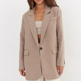 Blazer extragrande elegante para mujer